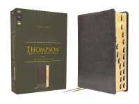 ESV, Thompson Chain-Reference Bible, Leathersoft, Gray, Red Letter, Thumb Indexed