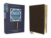 NIV Study Bible, Fully Revised Edition (Study Deeply. Believe Wholeheartedly.), Genuine Leather, Calfskin, Brown, Red Letter, Comfort Print (Niv Study Bible, Fully Revised Edition)