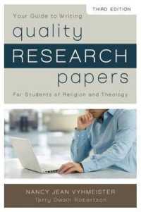 Quality Research Papers : For Students of Religion and Theology: Your Guide to Writing （3TH）
