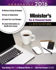 Zondervan Minister's Tax and Financial Guide 2016 : For 2015 Tax Returns (Zondervan Minister's Tax and Financial Guide)