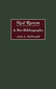 Ned Rorem : A Bio-Bibliography (Bio-bibliographies in Music)