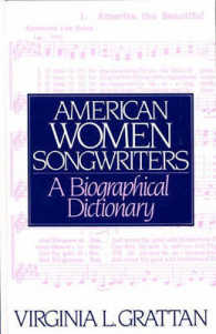 American Women Songwriters : A Biographical Dictionary
