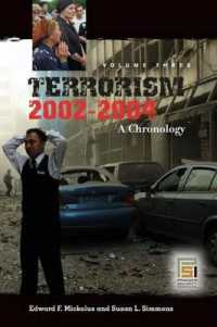 Terrorism, 2002-2004 : A Chronology, Volume 3 (<p>terrorism, 2002-2004: A Chronology</p>)