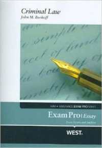 Exam Pro Objective on Criminal Law (Exam Pro)