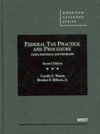 Federal Tax Practice and Procedure, 2d (American Casebook Series) （2ND）