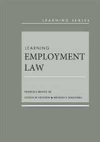 労働法を学ぶ<br>Learning Employment Law (Learning Series)