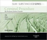 Sum and Substance Audio on Criminal Procedure (Sum and Substance) （6TH）