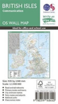 British Isles Communication (Os Wall Map)