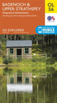 Badenoch & Upper Strathspey, Kingussie & Newtonmore (Os Explorer Map) （May 2015）