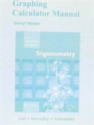 Graphing Calculator Manual for Trigonometry （9TH）