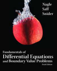 Fundamentals of Differential Equations with Boundary Value Problems （6TH）