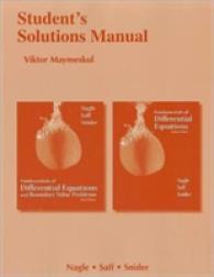 Fundamentals of Differential Equations, Eighth Edition / Fundamentals of Differential Equations and Boundary Value Problems, Sixth Edition （6 SOL STU）