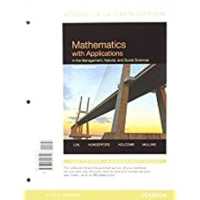 Mathematics with Applications in the Management， Natural and Social Sciences