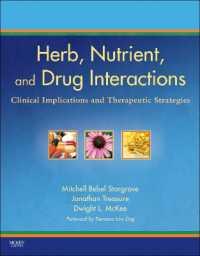 Herb, Nutrient, and Drug Interactions : Clinical Implications and Therapeutic Strategies