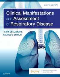 Clinical Manifestations and Assessment of Respiratory Disease -- Paperback / softback （8 ed）