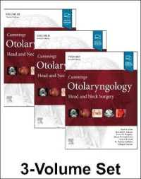 カミングス耳鼻咽喉科・頭頸部外科（第７版・全３巻）<br>Cummings Otolaryngology : Head and Neck Surgery, 3-Volume Set （7TH）