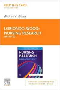 Nursing Research Elsevier Ebook on Vitalsource Retail Access Card : Methods and Critical Appraisal for Evidence-based Practice （10 PSC）