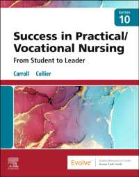 看護師の職業的成功（第１０版）<br>Success in Practical/Vocational Nursing : From Student to Leader （10TH）