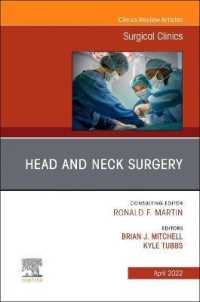 Head and Neck Surgery, an Issue of Surgical Clinics (The Clinics: Internal Medicine)