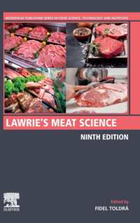 ローリー食肉科学（第９版）<br>Lawrie's Meat Science (Woodhead Publishing Series in Food Science, Technology and Nutrition) （9TH）