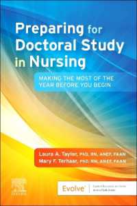 Preparing for Doctoral Study in Nursing : Making the Most of the Year before You Begin