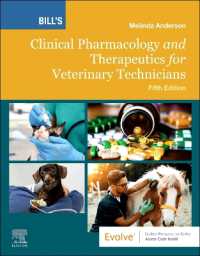 Bill's Clinical Pharmacology and Therapeutics for Veterinary Technicians （5TH）