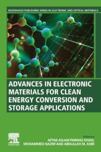 Advances in Electronic Materials for Clean Energy Conversion and Storage Applications (Woodhead Publishing Series in Electronic and Optical Materials)