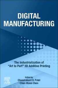 Digital Manufacturing : The Industrialization of 'Art to Part' 3D Additive Printing