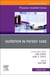 Nutrition in Patient Care, an Issue of Physician Assistant Clinics (The Clinics: Internal Medicine)
