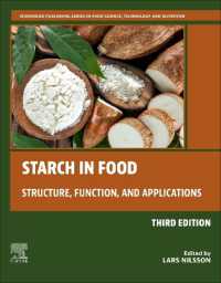 食品におけるデンプン：構造、機能、応用（第３版）<br>Starch in Food : Structure, Function, and Applications （3RD）