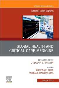 Global Health and Critical Care Medicine, an Issue of Critical Care Clinics (The Clinics: Internal Medicine)