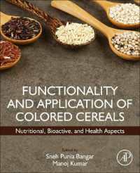 Functionality and Application of Colored Cereals : Nutritional, Bioactive, and Health Aspects
