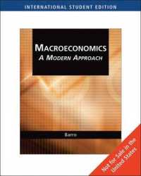 Macroeconomics : A Modern Approach / Barro, Robert J. - 紀伊國屋