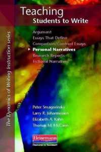 Teaching Students to Write Personal Narratives (Dynamics of Writing Instructn)
