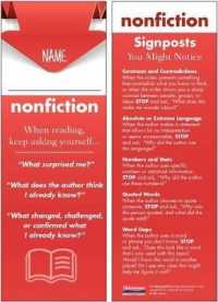 Reading Nonfiction Student Bookmarks : 30-Pack