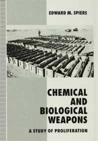 Chemical and Biological Weapons : A Study of Proliferation -- Hardback
