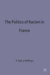 Politics of Racism in France -- Hardback