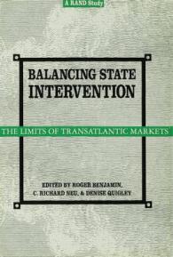 Balancing State Intervention : Limits of Transatlantic Markets