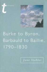Burke to Byron, Barbauld to Baillie, 1790 to 1830 (Transitions)