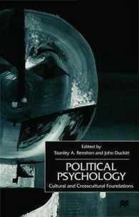 Political Psychology : Cultural and Crosscultural Foundations -- Hardback
