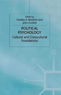 Political Psychology : Cultural and Crosscultural Foundations -- Paperback