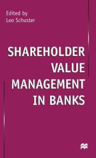 Shareholder Value Management in Banks -- Hardback