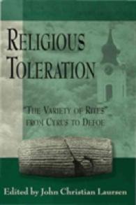 Religious Toleration : 'the Variety of Rites' from Cyrus to Defoe