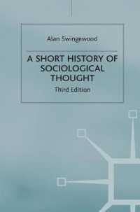Short History of Sociological Thought -- Hardback （3 Rev ed）