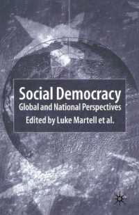 社会民主主義：国際的視点と各国比較<br>Social Democracy: Global and National Perspectives