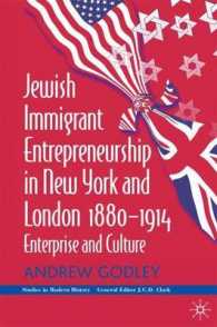 Jewish Immigrant Entrepreneurship in New York and London, 1880-1914 : Enterprise and Culture (Studies in Modern History)