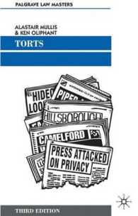 Torts (Palgrave Law Masters S.) -- Paperback （3 Rev ed）