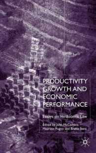 Productivity Growth and Economic Performance : Essays on Verdoorn's Law