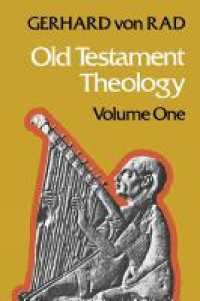 Old Testament Theology : Volume One