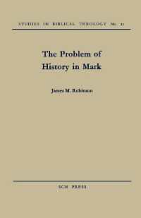 The Problem of History in Mark (Studies in Biblical Theology)